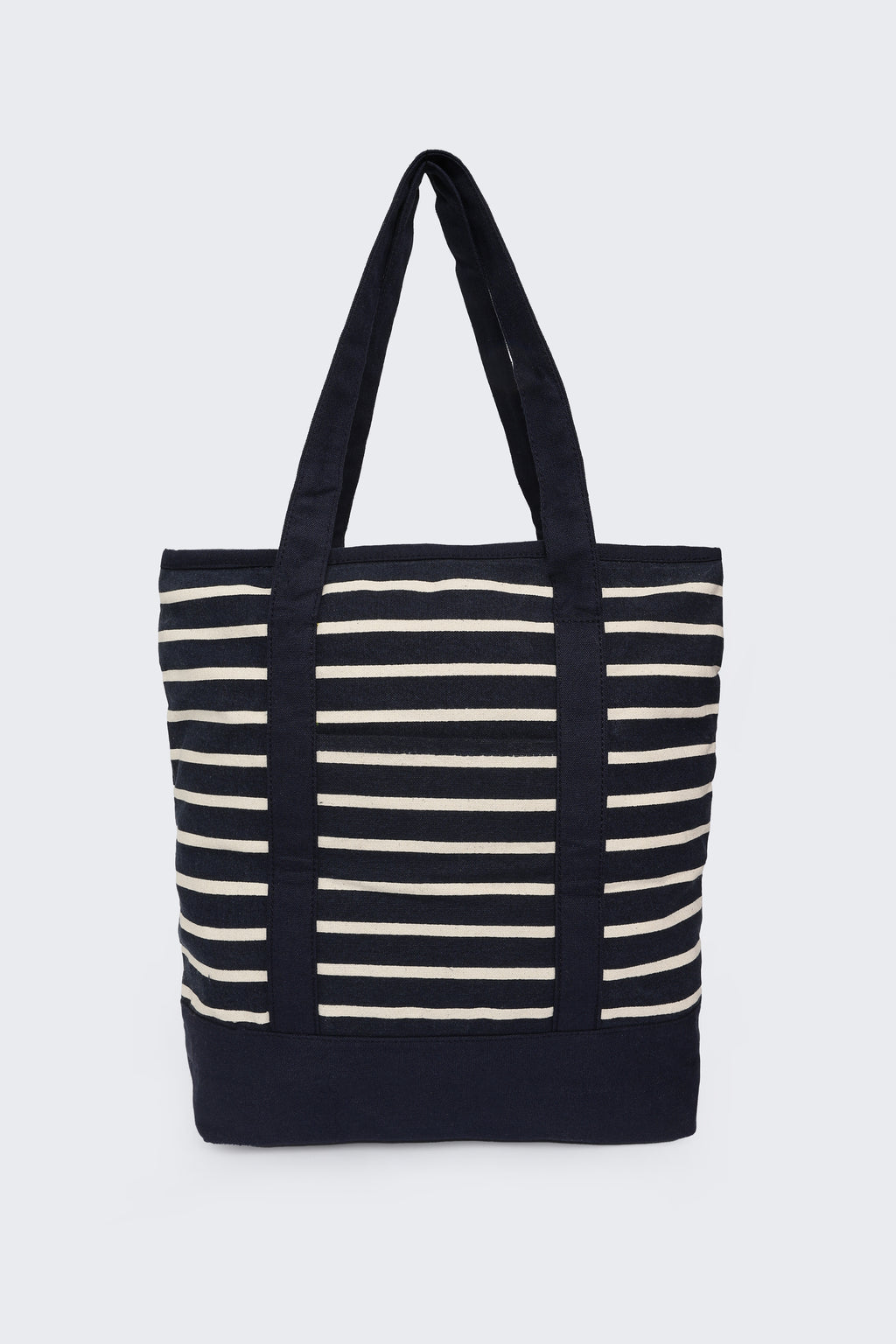 Navy Canvas Tote Bag for Women - Image 6
