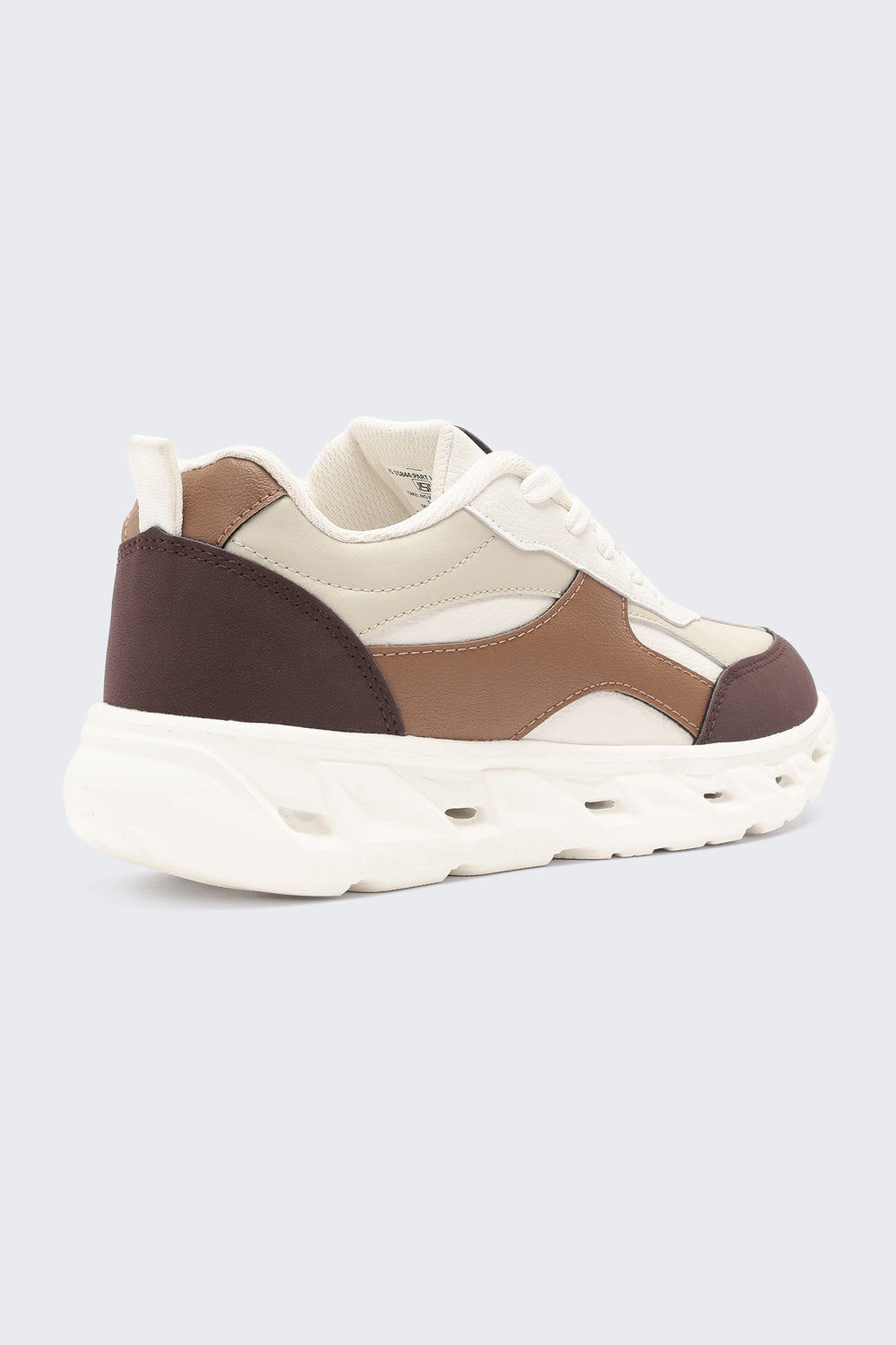 Brown Colourblocked Sneakers for Men - Image 3