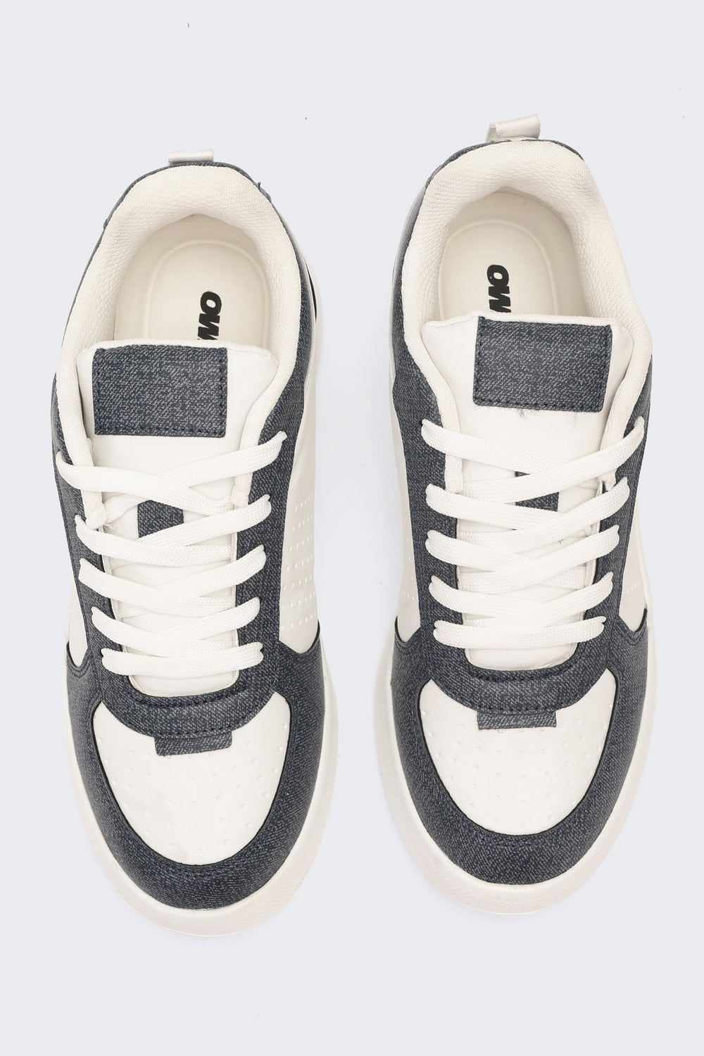 Blue Colourblocked Sneakers for Men - Image 4
