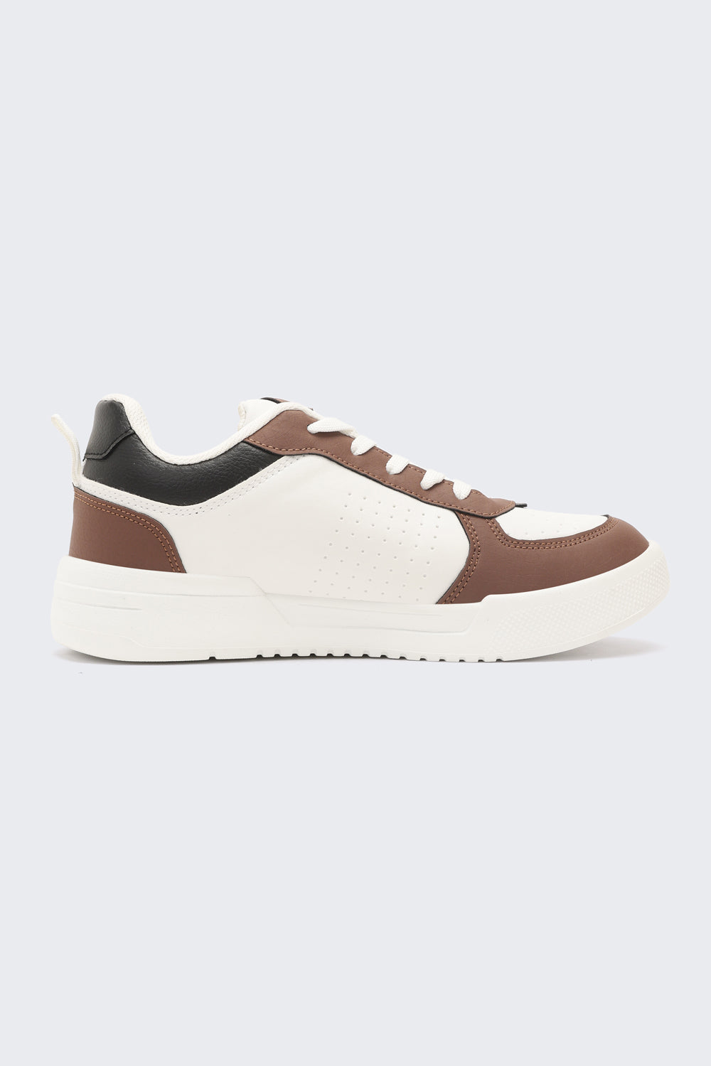 Brown Colourblocked Sneakers for Men - Image 2