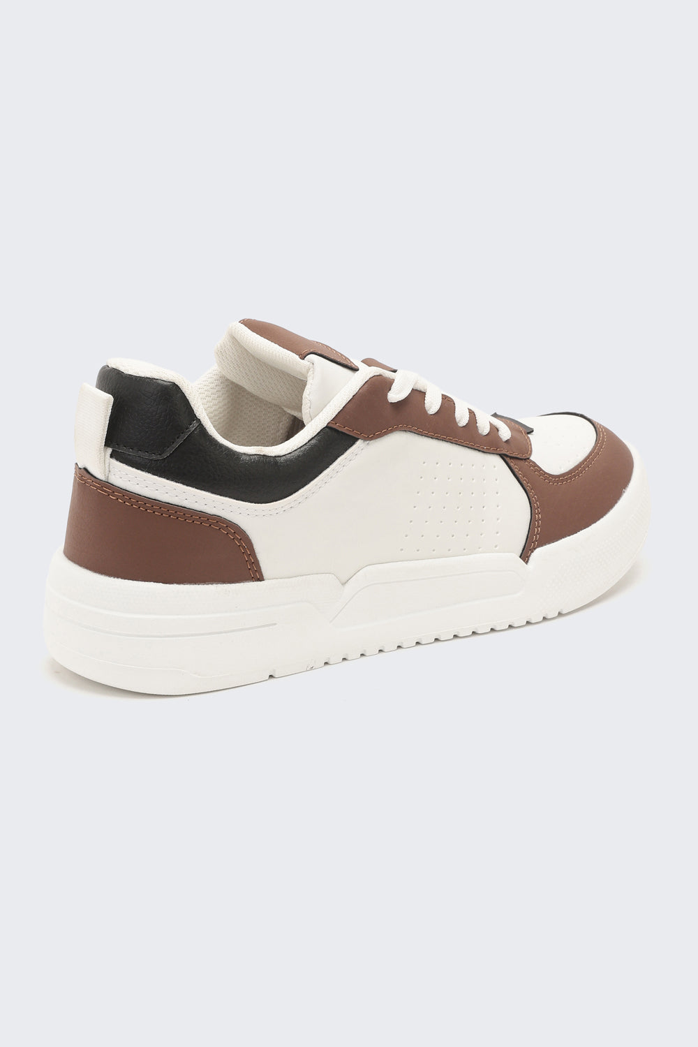 Brown Colourblocked Sneakers for Men - Image 3