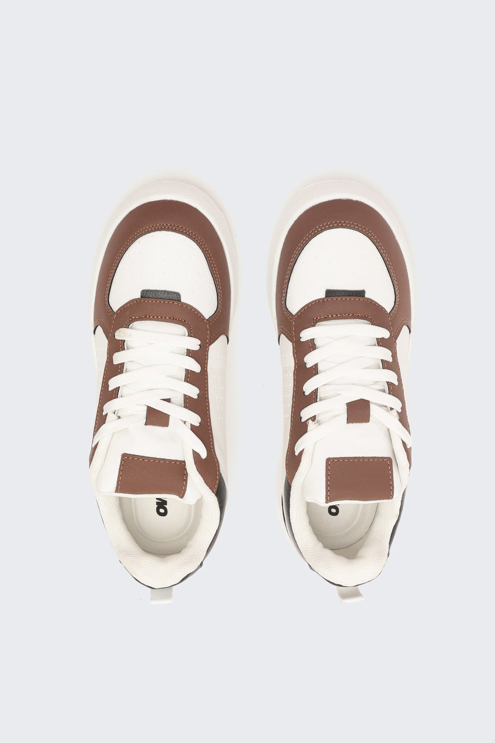 Brown Colourblocked Sneakers for Men - Image 4