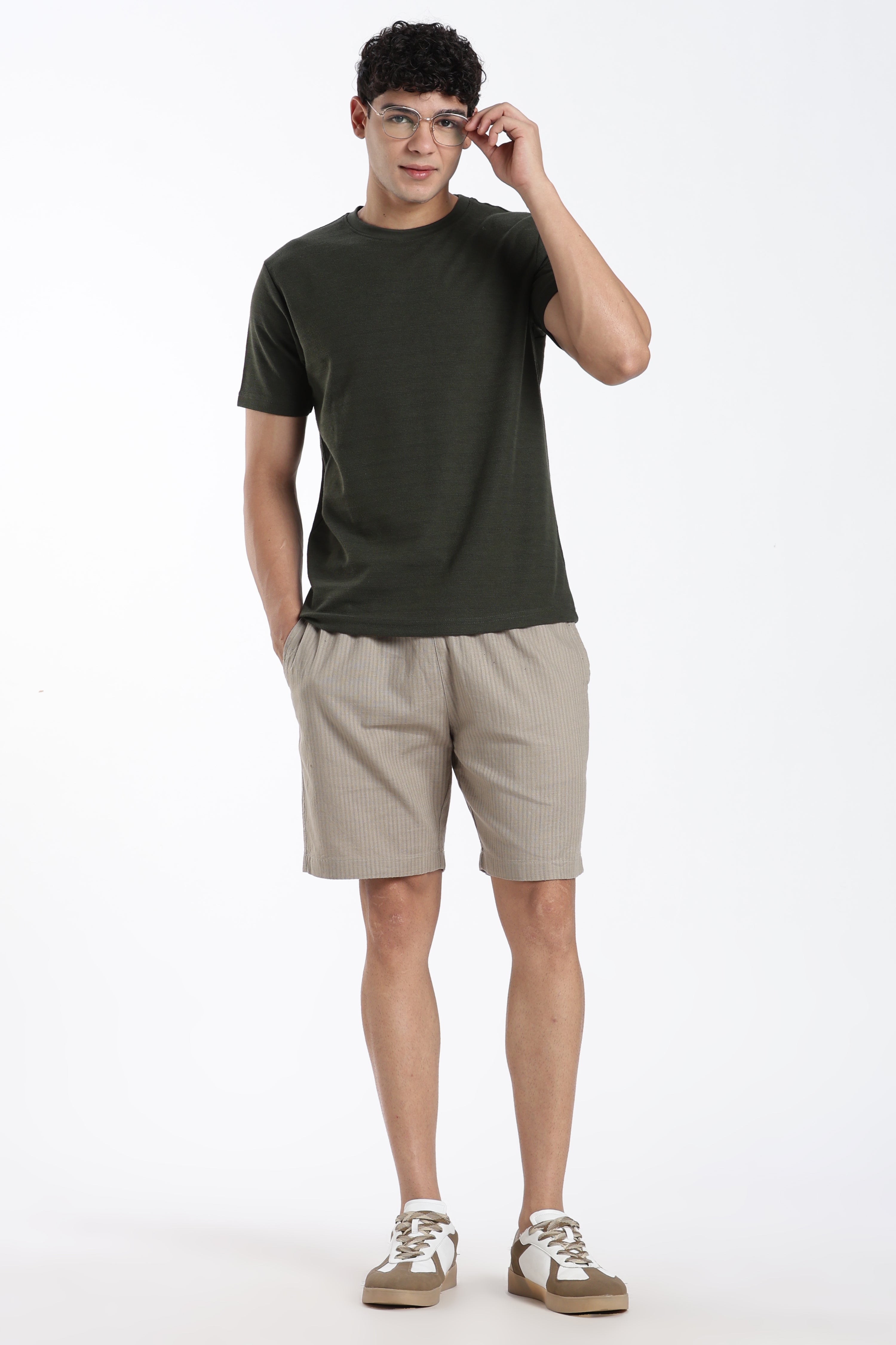 Olive Regular Fit T-Shirt for Men - Image 6