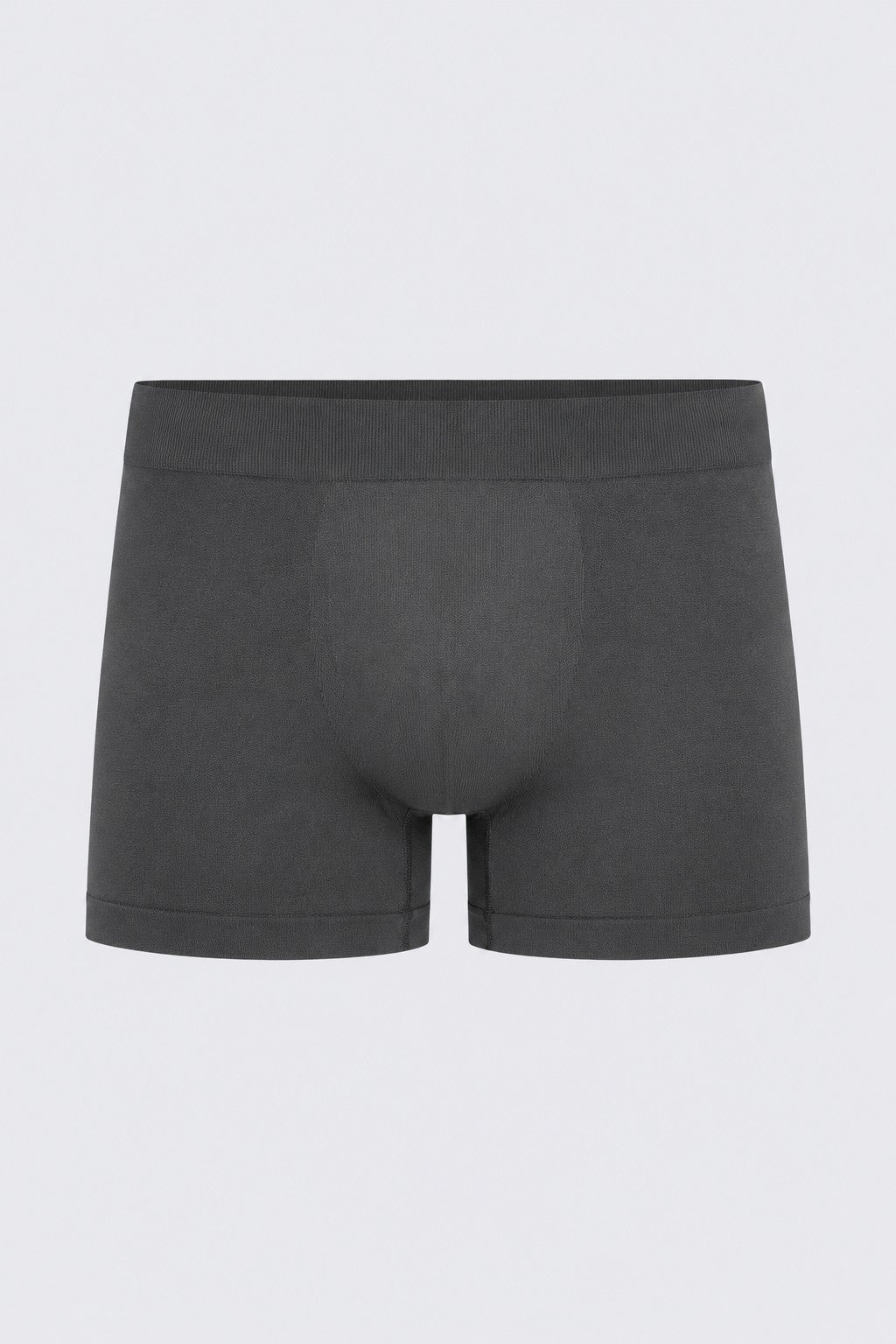 Grey Solid Regular Fit Trunks for Men - Image 2