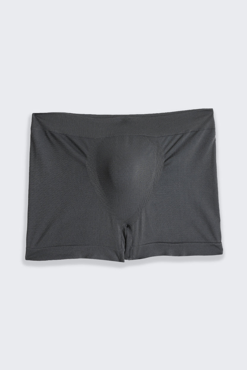 Grey Solid Regular Fit Trunks for Men - Image 5