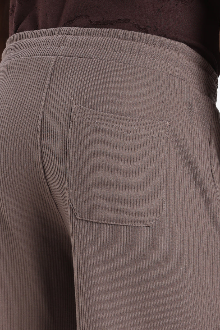 Grey Solid Regular Fit Shorts for Men - Image 3