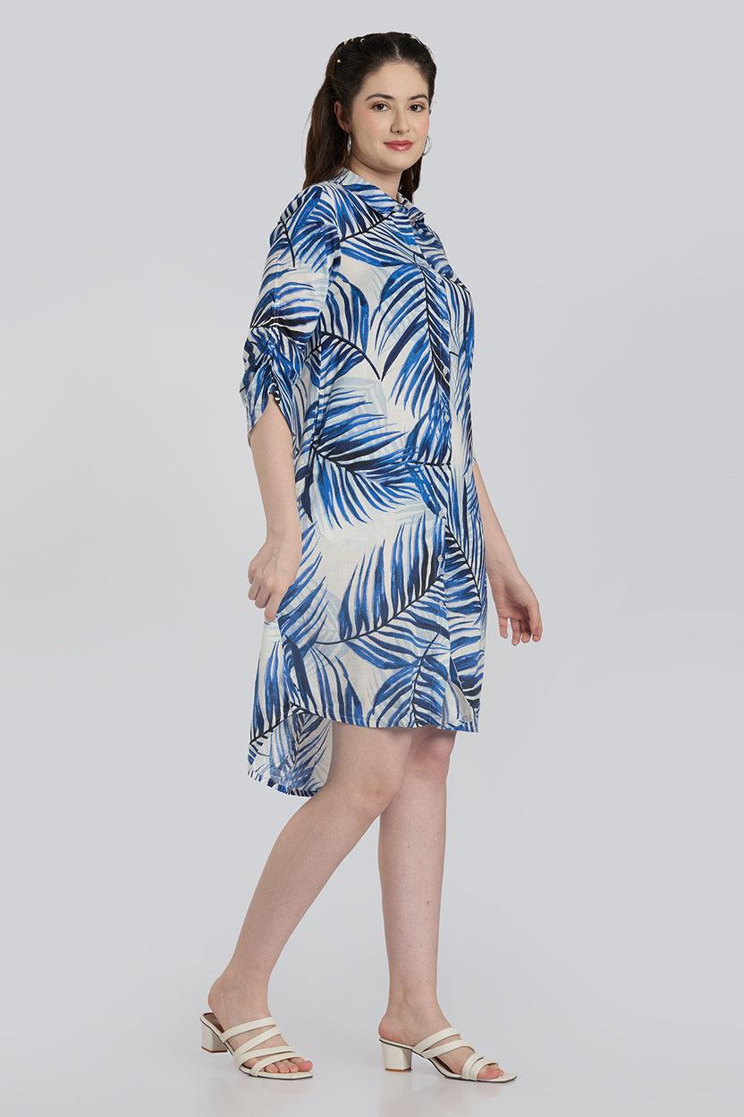 White Casual Breathable Dress for Women - Image 4