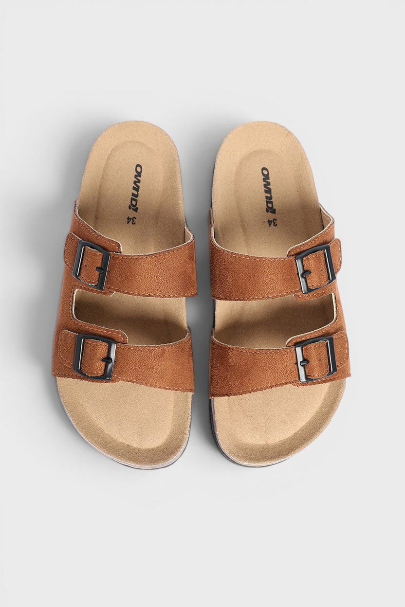 Brown PU Synthetic Sandal for Boys - Image 4