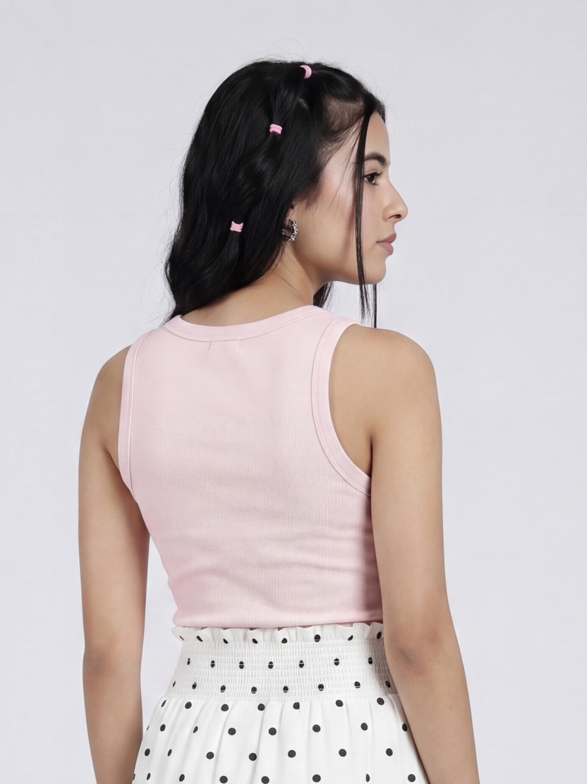 Pink Regular Fit Top For Women - Image 5