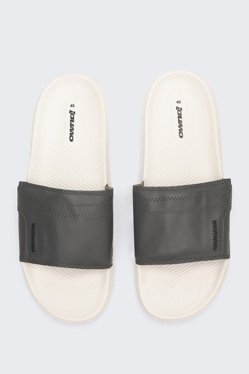 Charcoal Pool Slide for Men - Image 4