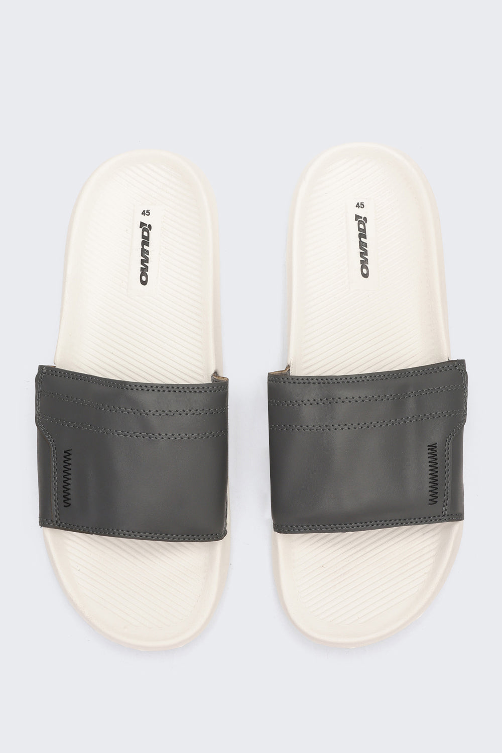 Charcoal Pool Slide for Men - Image 4