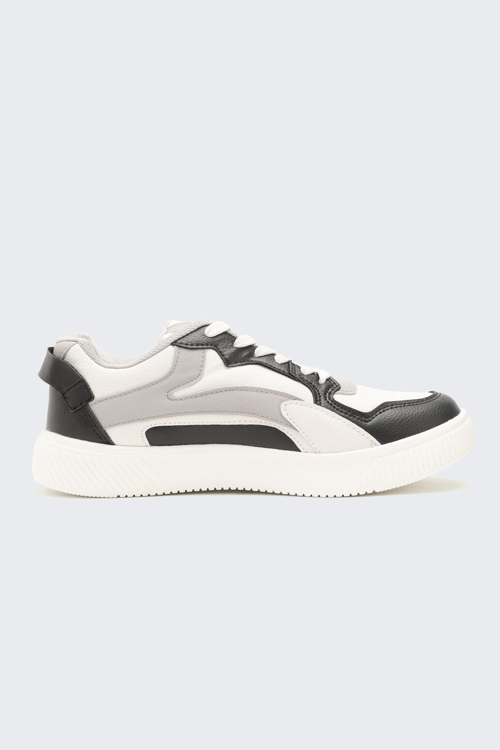 Black Colourblocked Sneakers for Men - Image 2