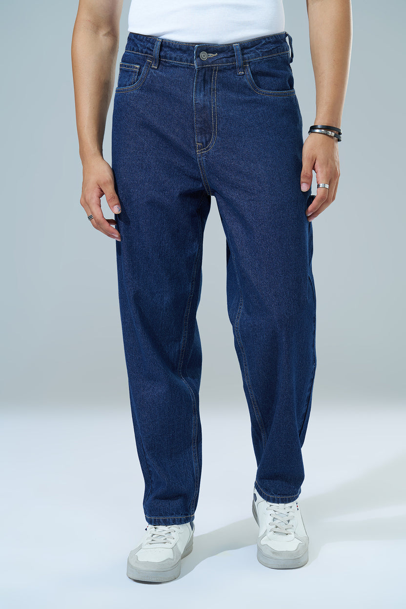 Blue Carpenter Fit Jeans For Men - Image 2