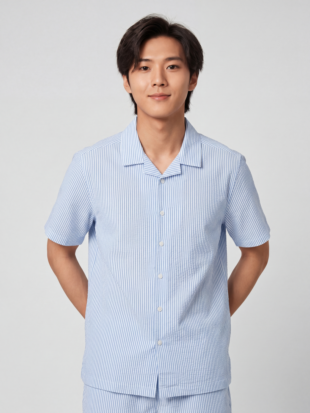 Blue Regular Fit Shirt for Men - Image 2