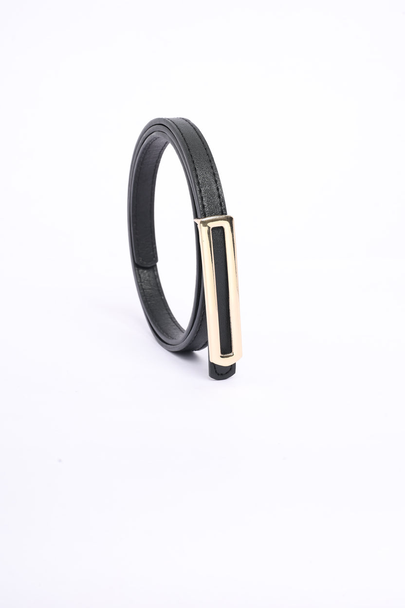 Multi-coloured Slim Fashion Belts Pack of 2 Belts for Women - Image 3