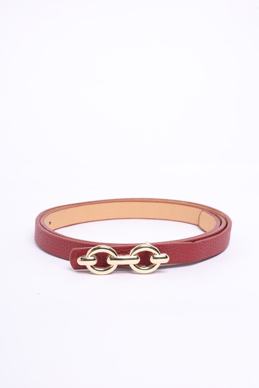Multi-coloured Slim Fashion Belts Pack of 2 Belts for Women - Image 5
