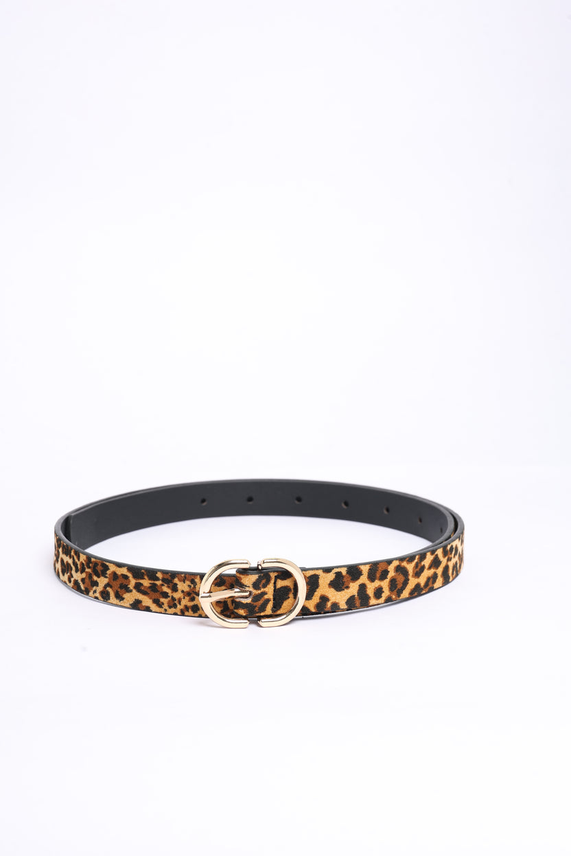 Multi-coloured Animal Print & Texture Pack of 2 Belts for Women - Image 5