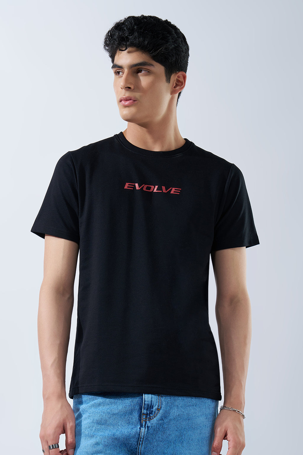 Black Car Graphic T-Shirt for Men - Image 2