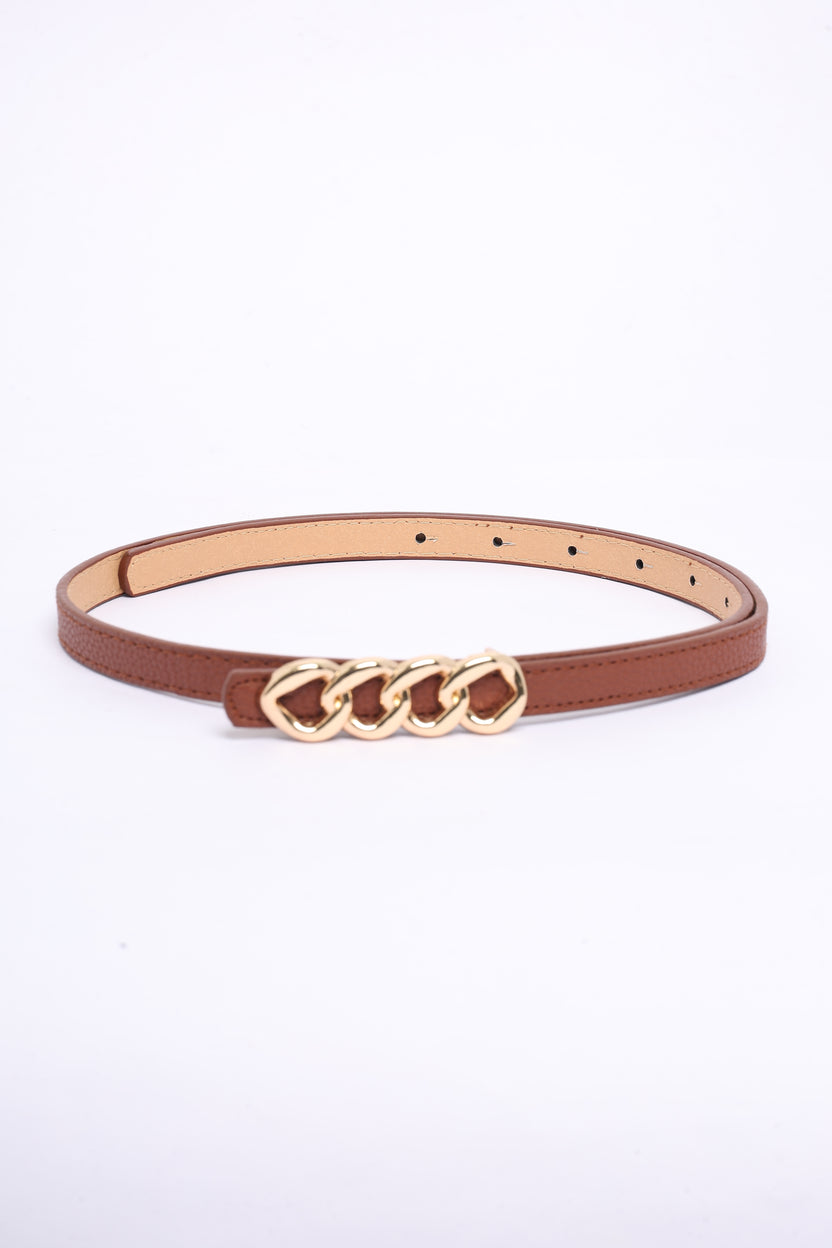 Multi-coloured Textured Pack of 2 Belts for Women - Image 5