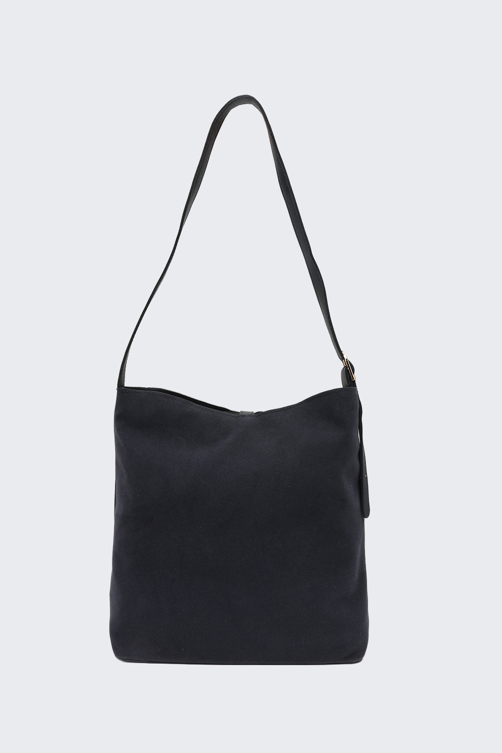 Navy Solid Tote Bag for Women - Image 4
