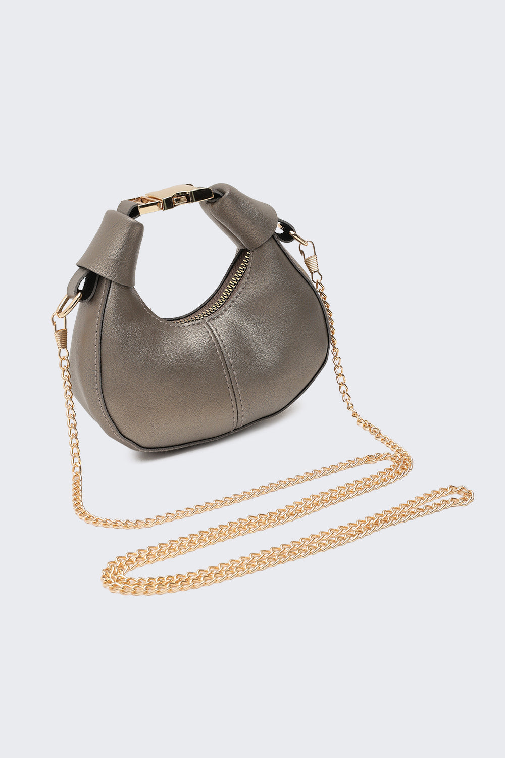 Gold Solid Sling Bag for Women - Image 3