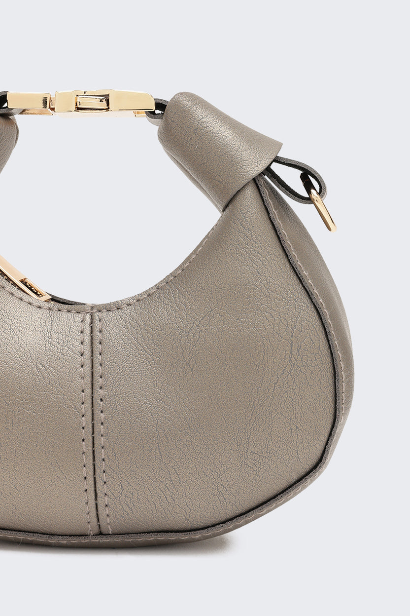 Gold Solid Sling Bag for Women - Image 6