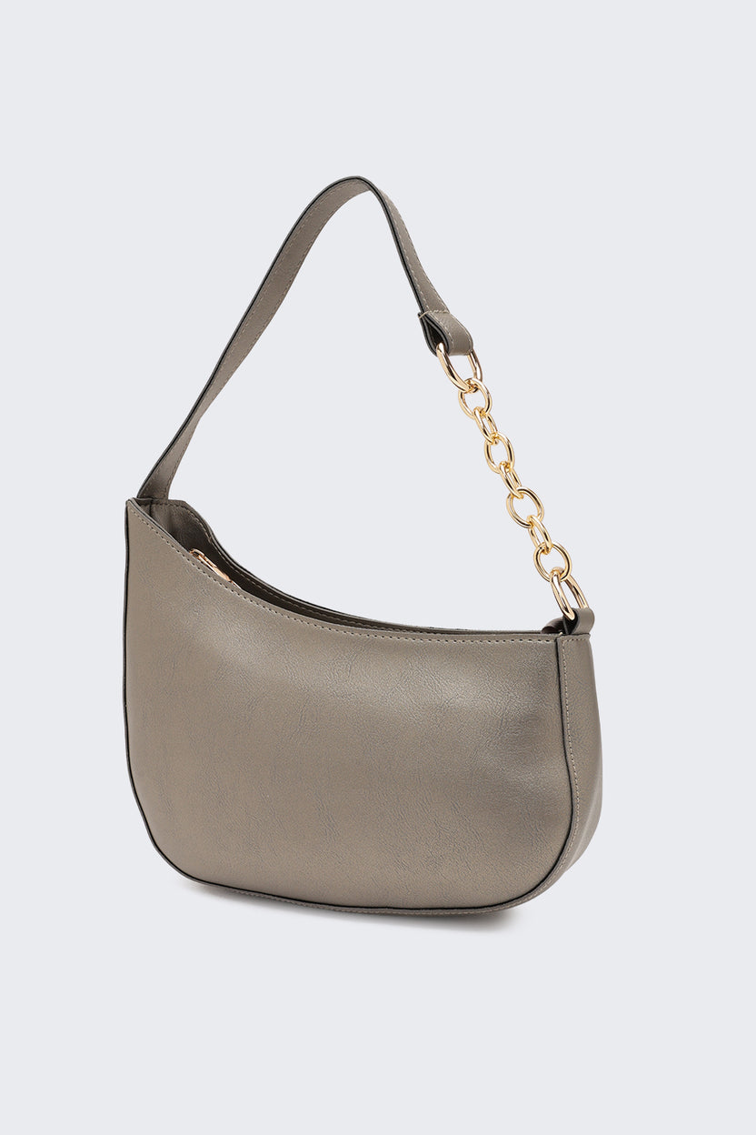 Gold Solid Sling Bag for Women - Image 3