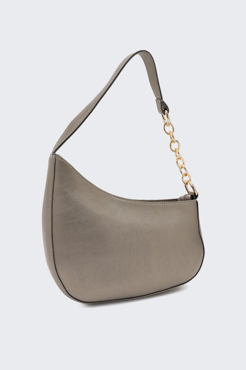 Gold Solid Sling Bag for Women - Image 5