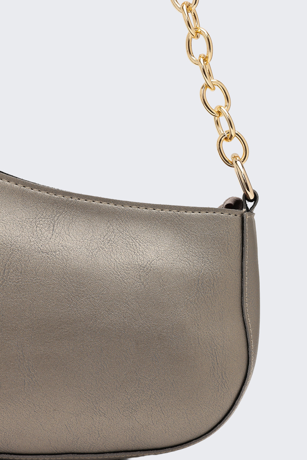 Gold Solid Sling Bag for Women - Image 7