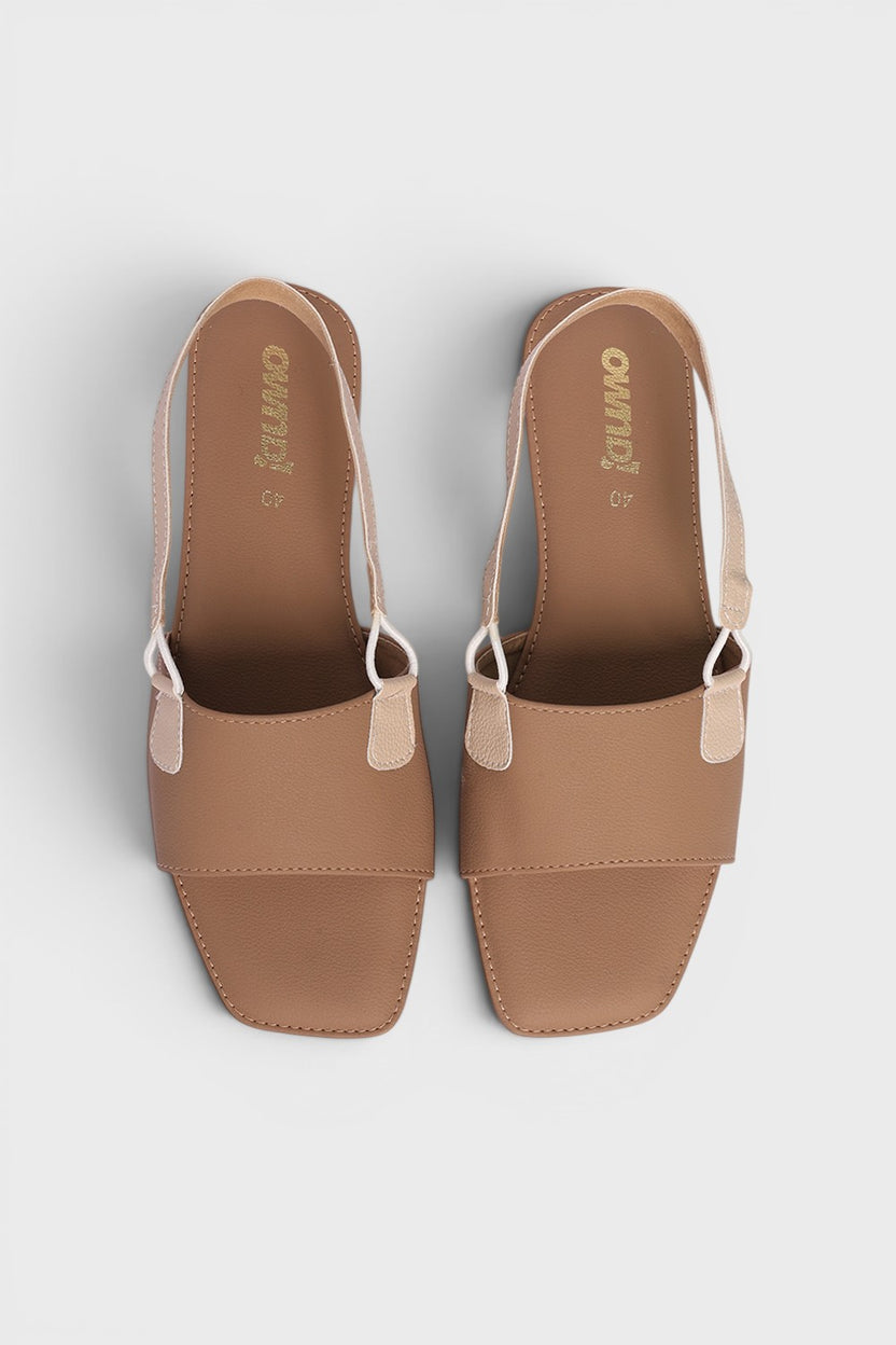 Brown Flat for Women - Image 4