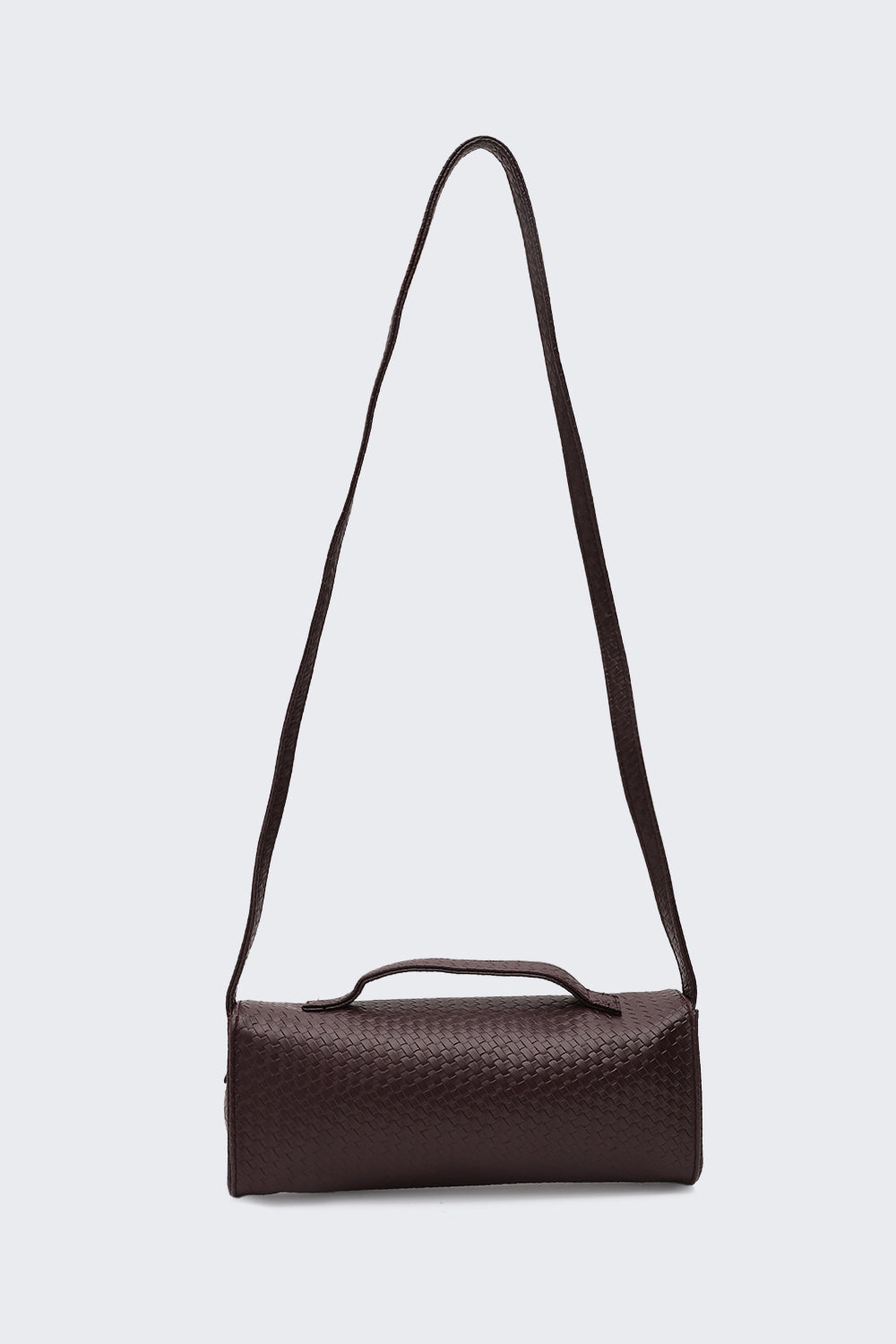 Maroon Textured Sling Bag for Women - Image 4