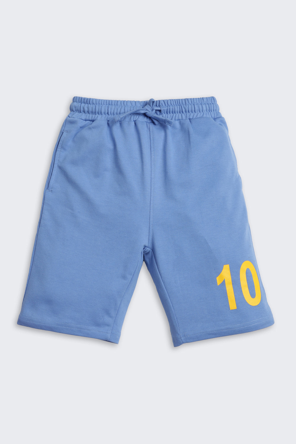 Red Typographic Regular Fit Co-ord Set For Boys - Image 5
