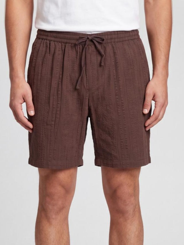 Brown Regular Fit Shorts With 2 Pocket for Men - Image 3