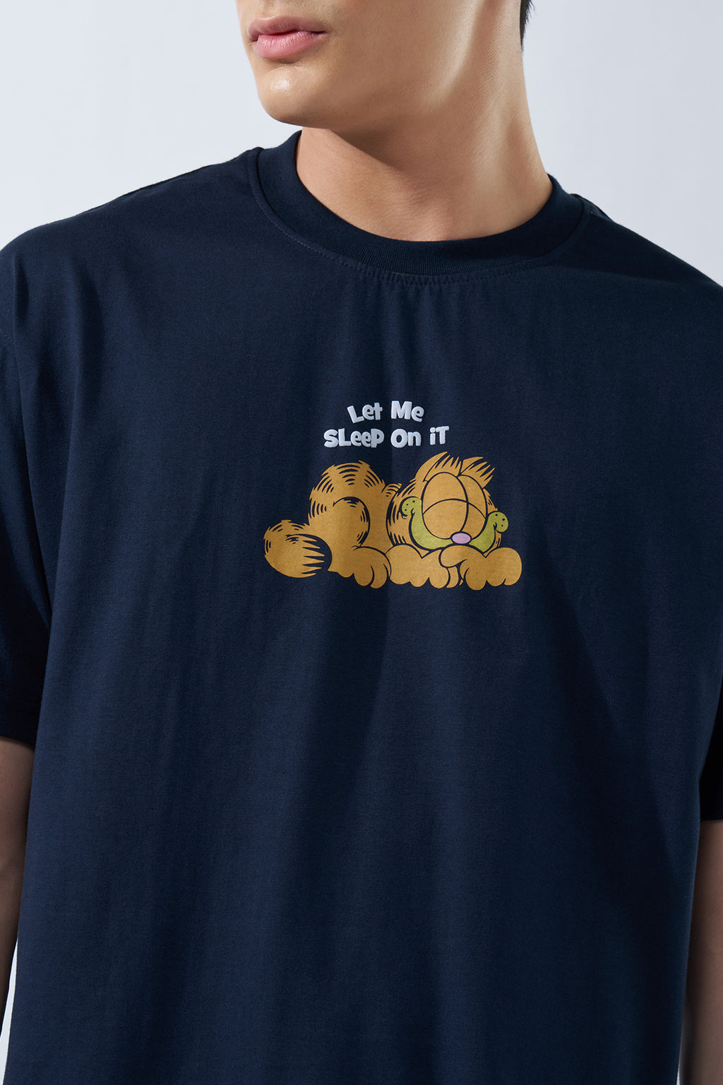 Navy Graphic T-Shirt for Men - Image 7