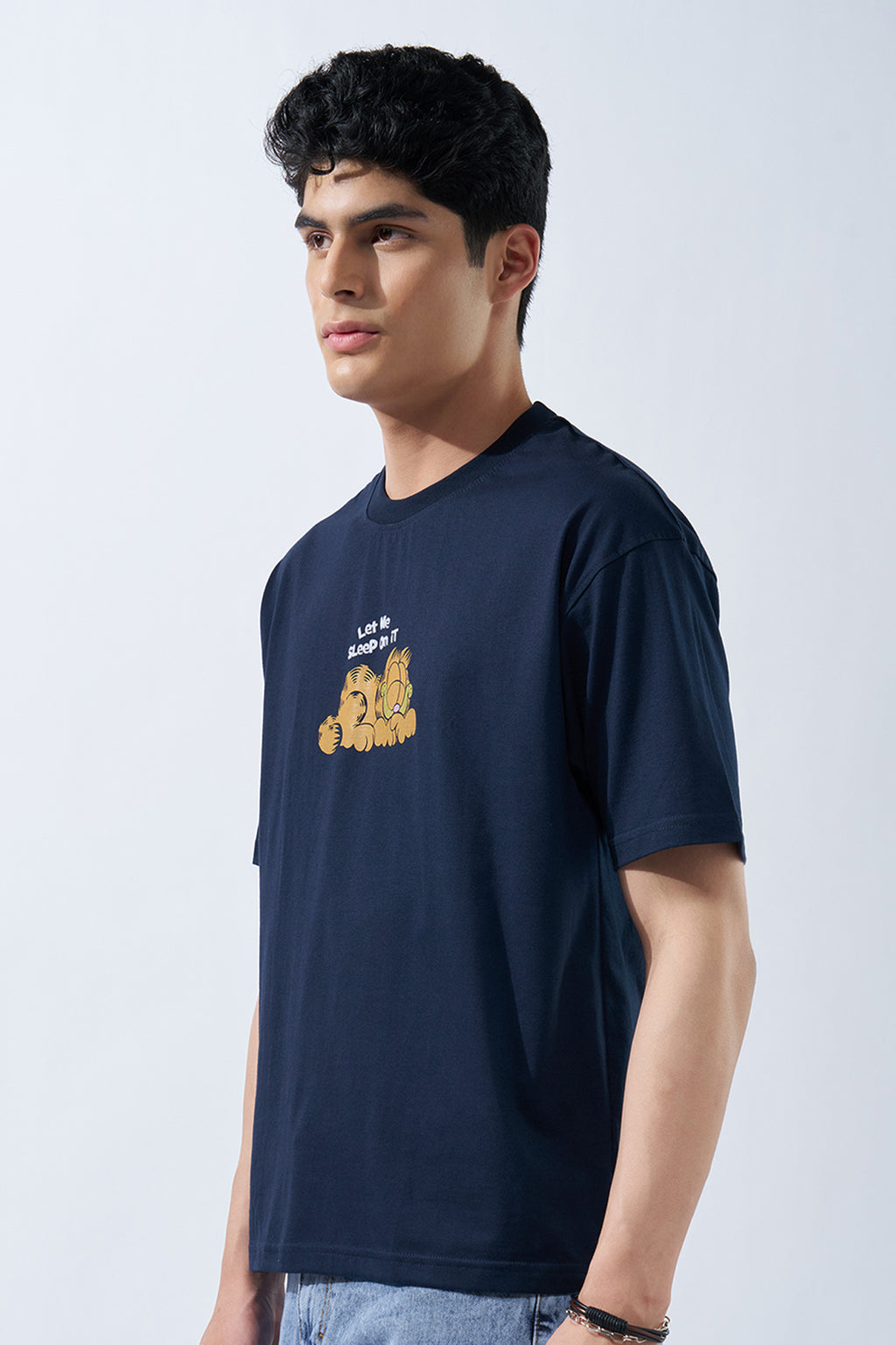 Navy Graphic T-Shirt for Men - Image 4