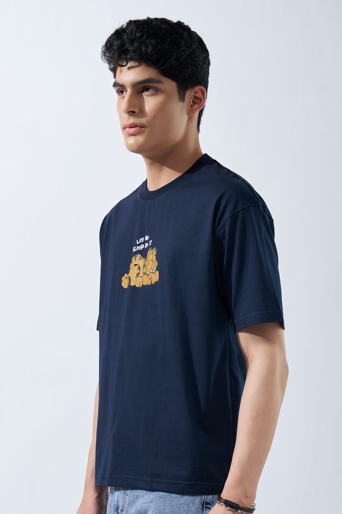 Navy Graphic T-Shirt for Men - Image 4