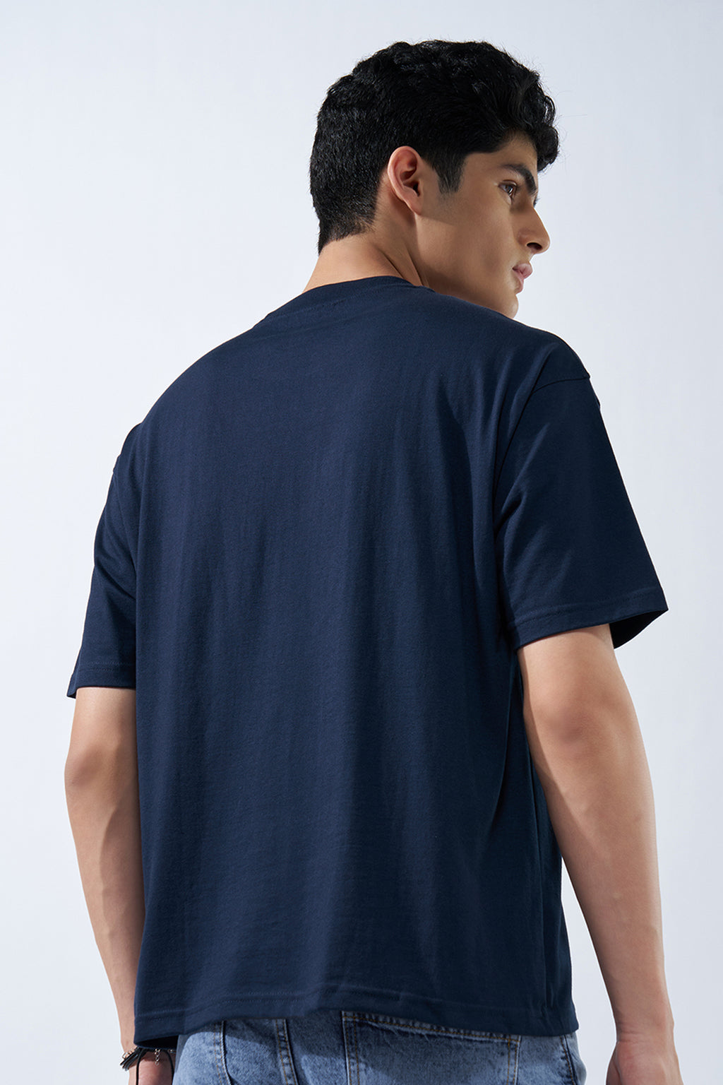 Navy Graphic T-Shirt for Men - Image 5