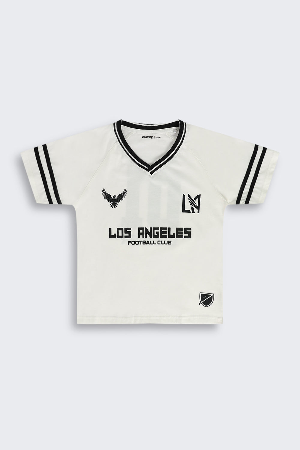 Black & White Football Fever FIFA Jersey Co-Ord Set for Tweens Boys - Image 4