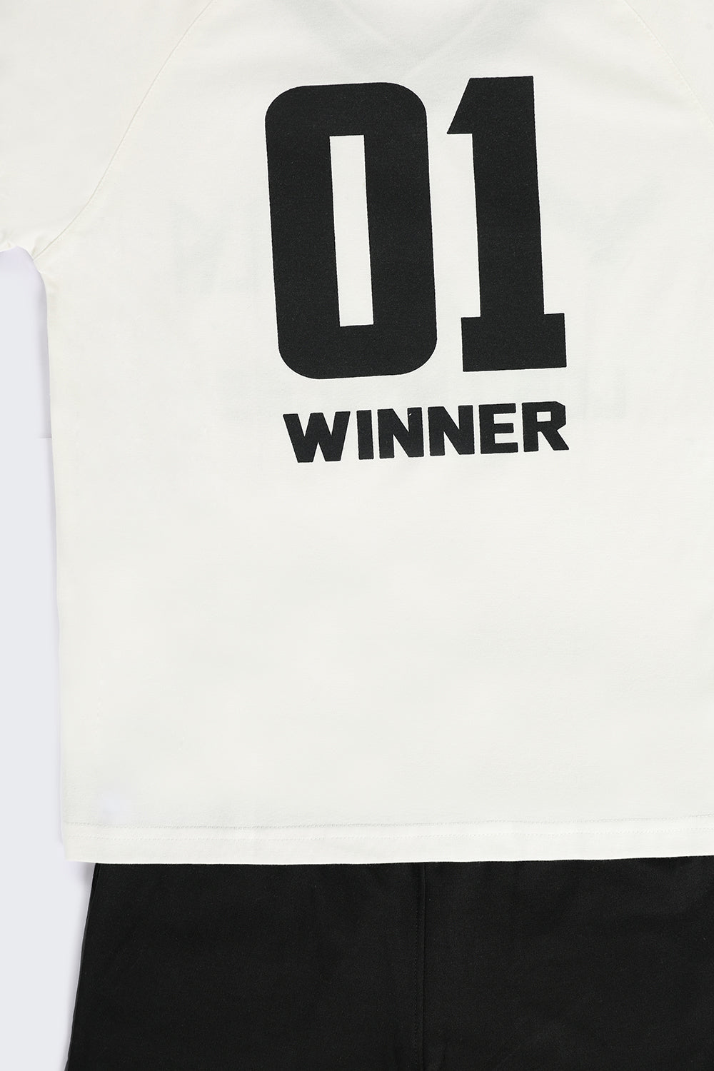 Black & White Football Fever FIFA Jersey Co-Ord Set for Tweens Boys - Image 6