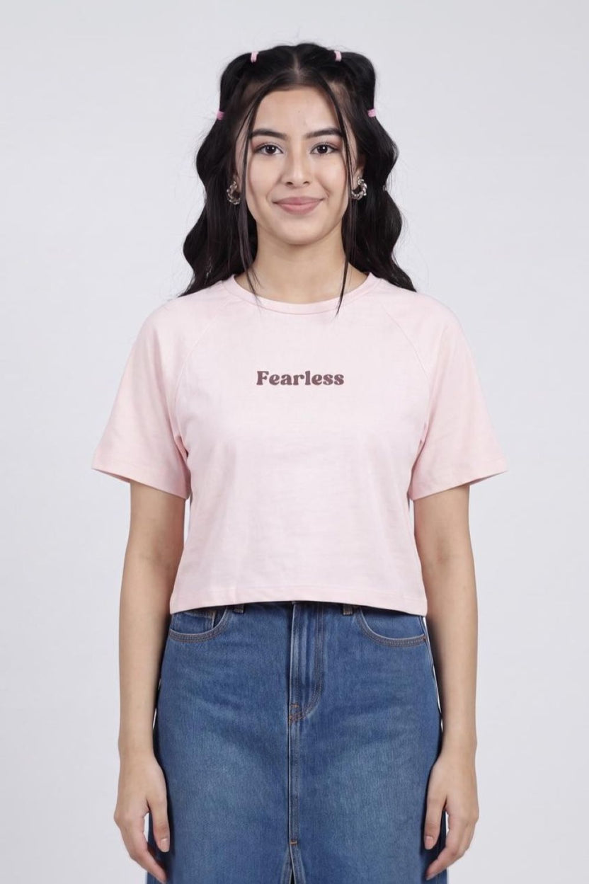 Pink Printed Regular Fit T-Shirt for Women - Image 2