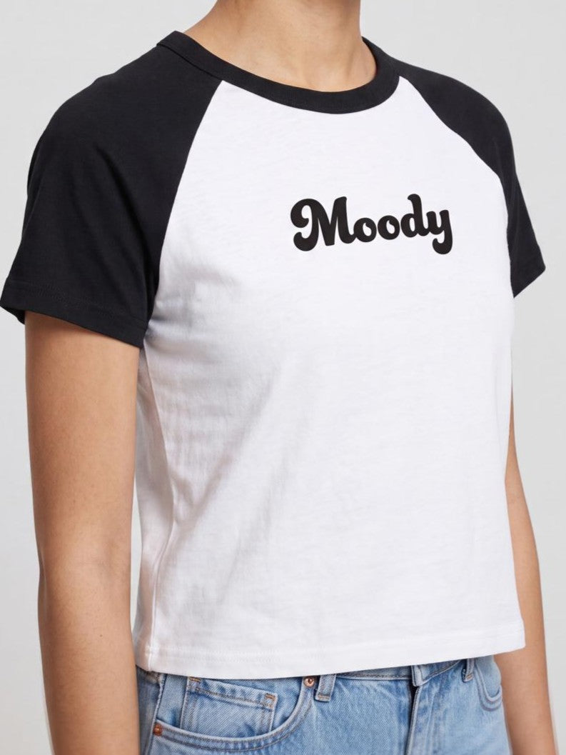 White Typographic Cotton Regular Fit T-Shirt for Women - Image 3