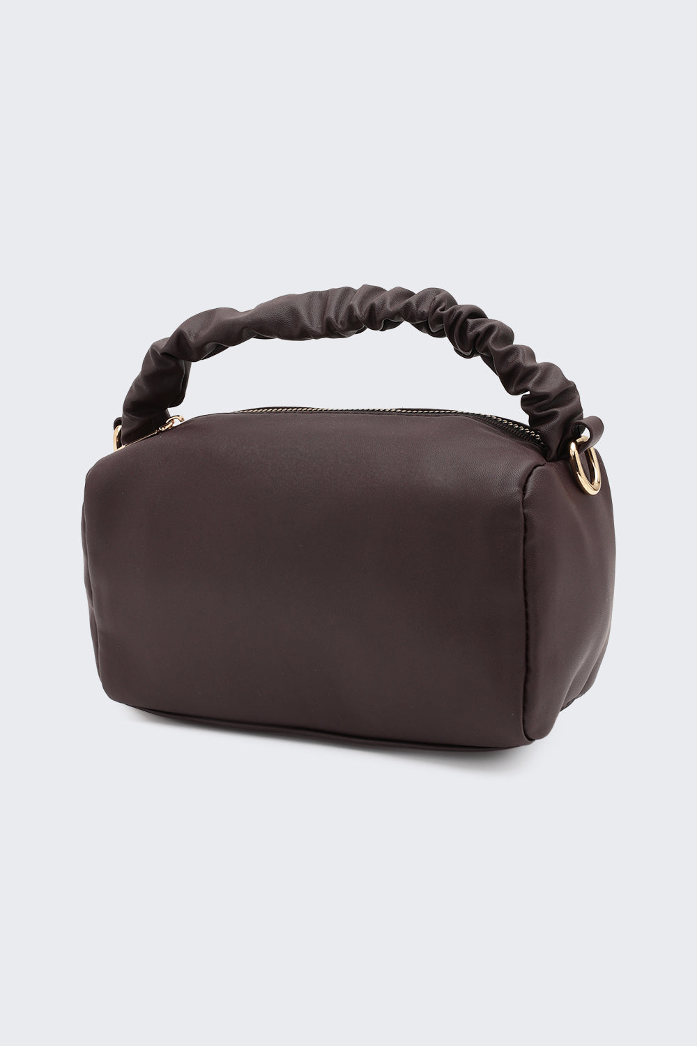 Maroon Solid Mini Shoulder Bag for Women - Image 3