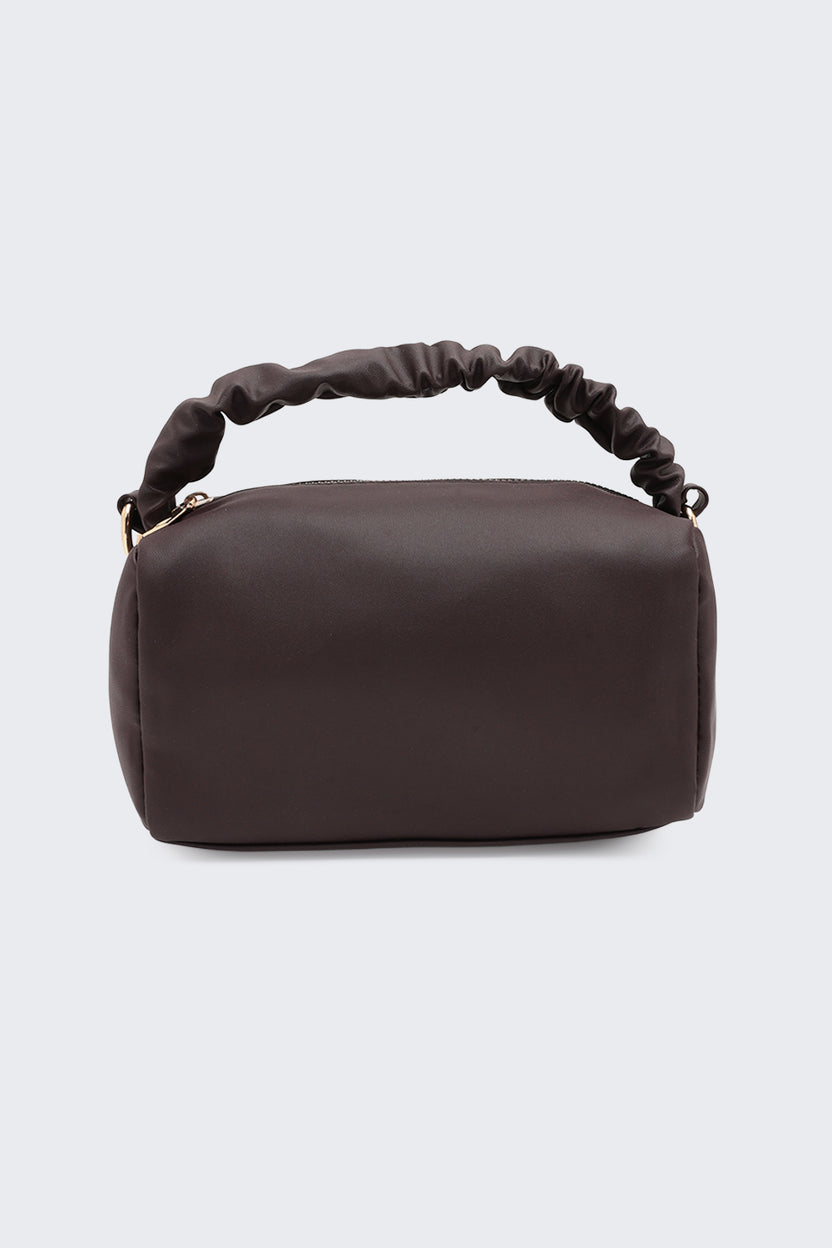 Maroon Solid Mini Shoulder Bag for Women - Image 5