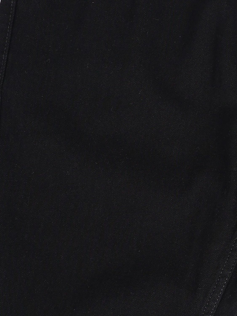 Mens Straight Fit Black Jeans With 5 Pocket - Image 8
