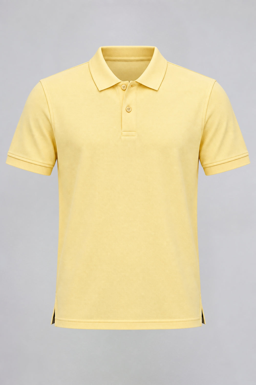 Mens Yellow Polo T-Shirt - Image 7