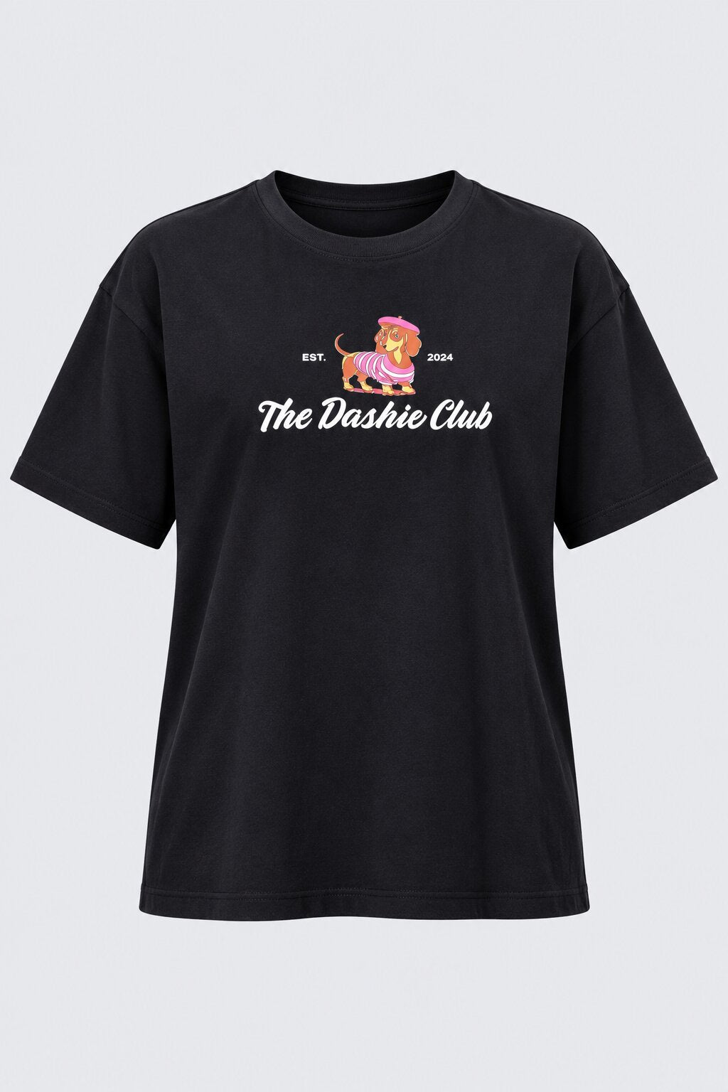 Womens Black Typographic T-Shirt - Image 7